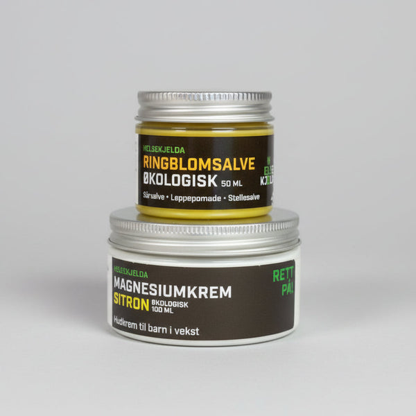 Pakketilbod Ringblomsalve & Magnesiumkrem Sitron